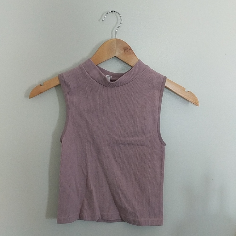 High neck crop top